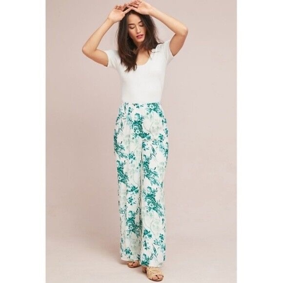 Anthropologie, Christina Wide-Leg Trousers,Completely Lined, Excl. Cond., Size 4 - Picture 2 of 12